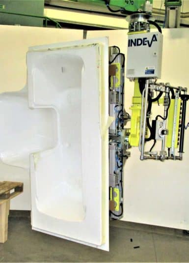 Sanitari e docce I sistemi INDEVA permettono, grazie alla loro tecnologia all’avanguardia di aumentare la produttività mantenendone costante il livello durante l’intero turno di lavoro ed, allo stesso tempo, permette una maggiore precisione nella movimentazione di sanitari.