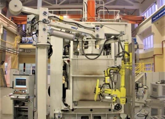 INDEVA permette, grazie alla sua tecnologia all’avanguardia, di aumentare la produttività mantenendone costante il livello durante l’intero turno di lavoro ed, allo stesso tempo, permette una maggiore precisione nel posizionamento di articoli di fonderia.