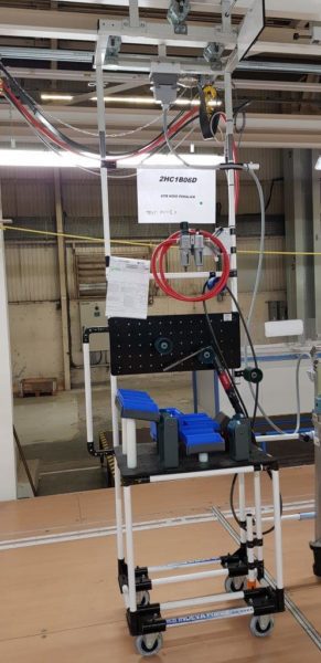 Lean Manufacturing trolley for automotive industry