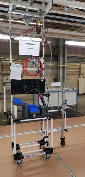 Lean Manufacturing  Automotive Industry - Work station trolley