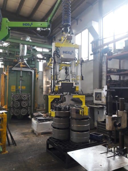 20190530_142818 Electronic control industrial manipulator for handling spur gears