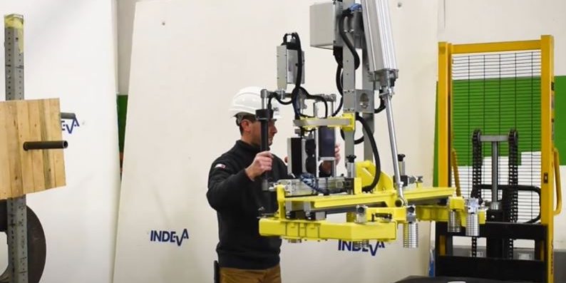 handling rubber reels